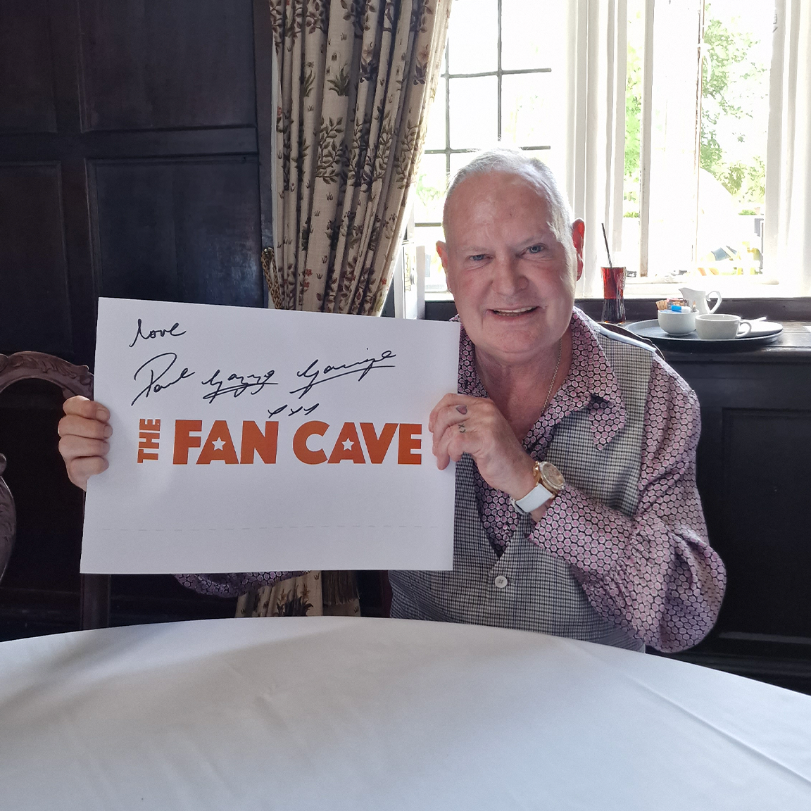 Paul Gascoigne Signed "The Dentist Chair" Euro 96' Iconic Frame 2