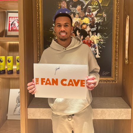 Gabriel Magalhães Signs for The Fan Cave Memorabilia