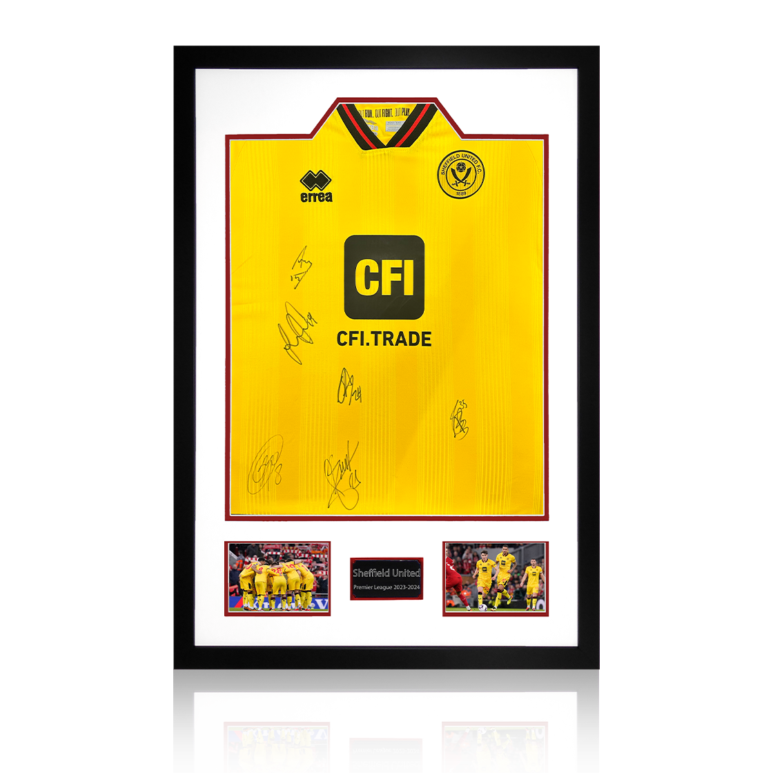 Sheffield United Squad Signed 23/24 Shirt Premium Frame