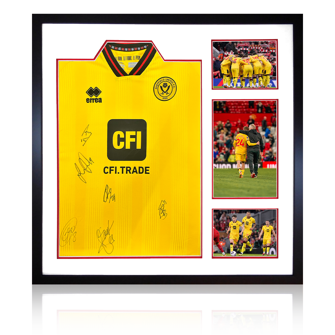 Sheffield United Squad Signed 23/24 Shirt Elite Frame