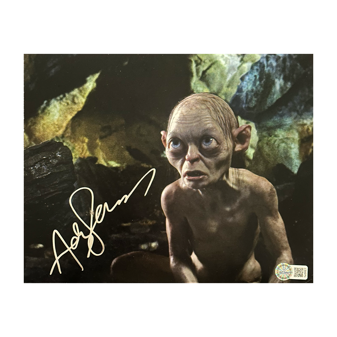 Andy Serkis Signed Gollum The Lord of The Rings 10x8 Photo 6 (AFTAL Authenticated)