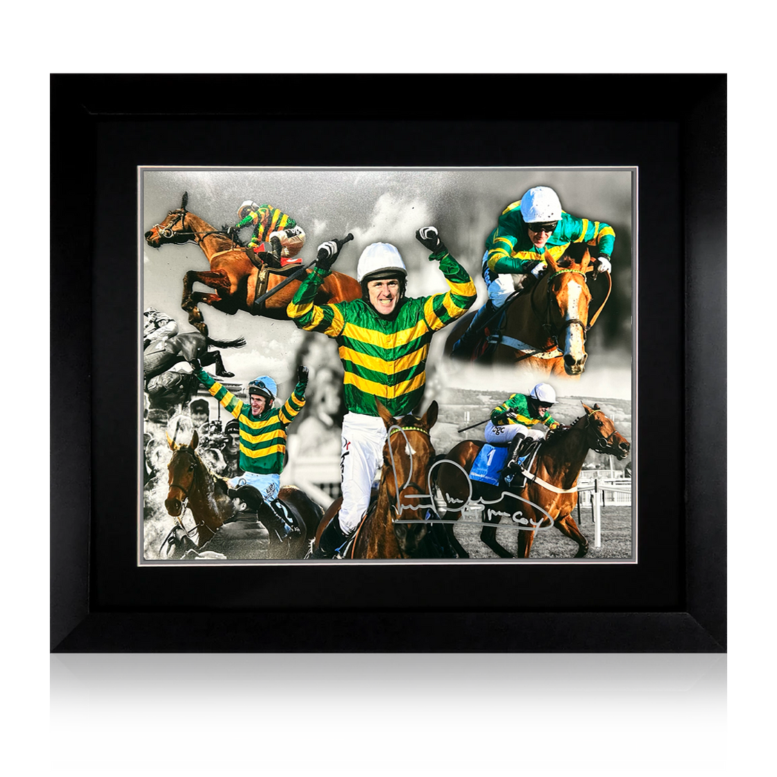 AP McCoy Signed Montage Deluxe Framed Mount