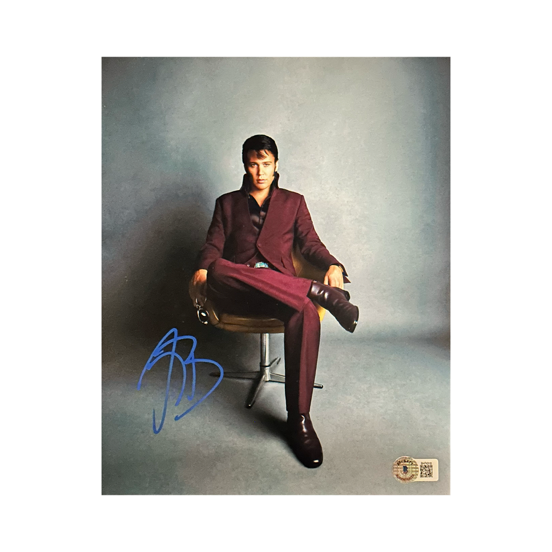 Austin Butler Signed Elvis 10x8 Image 2 (Beckett)