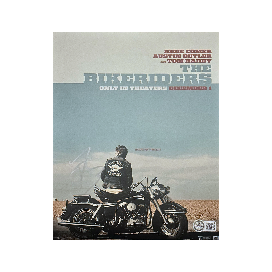 Austin Butler Signed The Bikeriders 10x8 Image 2 (AFTAL Authenticated)