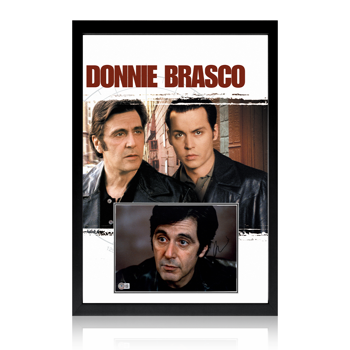 Al Pacino Signed Donnie Brasco Image Iconic Frame (Beckett)