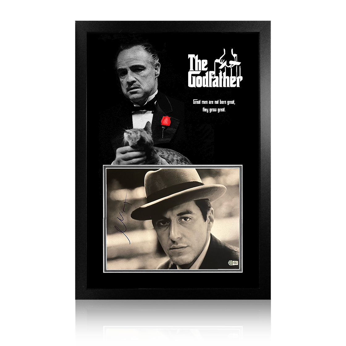 Al Pacino Signed The Godfather Image Premium Frame (AFTAL Authentication)