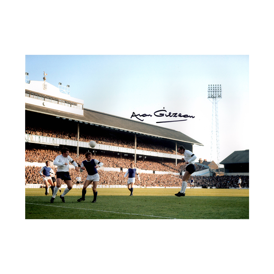 Alan Gilzean Signed Tottenham Hotspur 16x12 Image