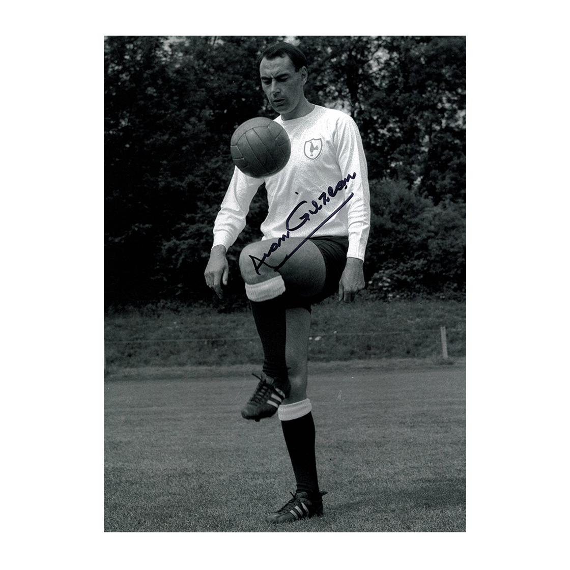 Alan Gilzean Signed Tottenham Hotspur 16x12 Image