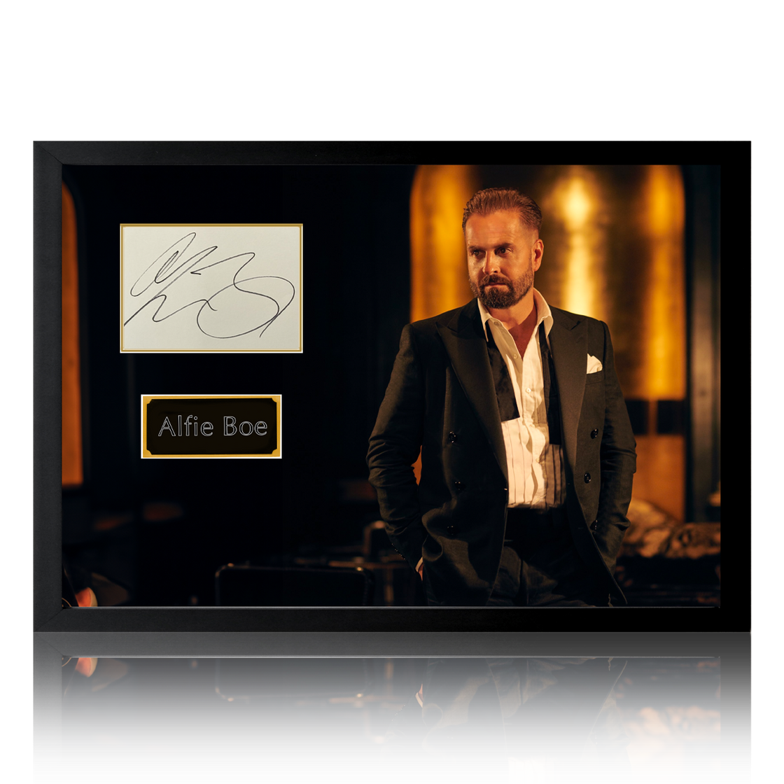 Alfie Boe Signed Deluxe Mount Display