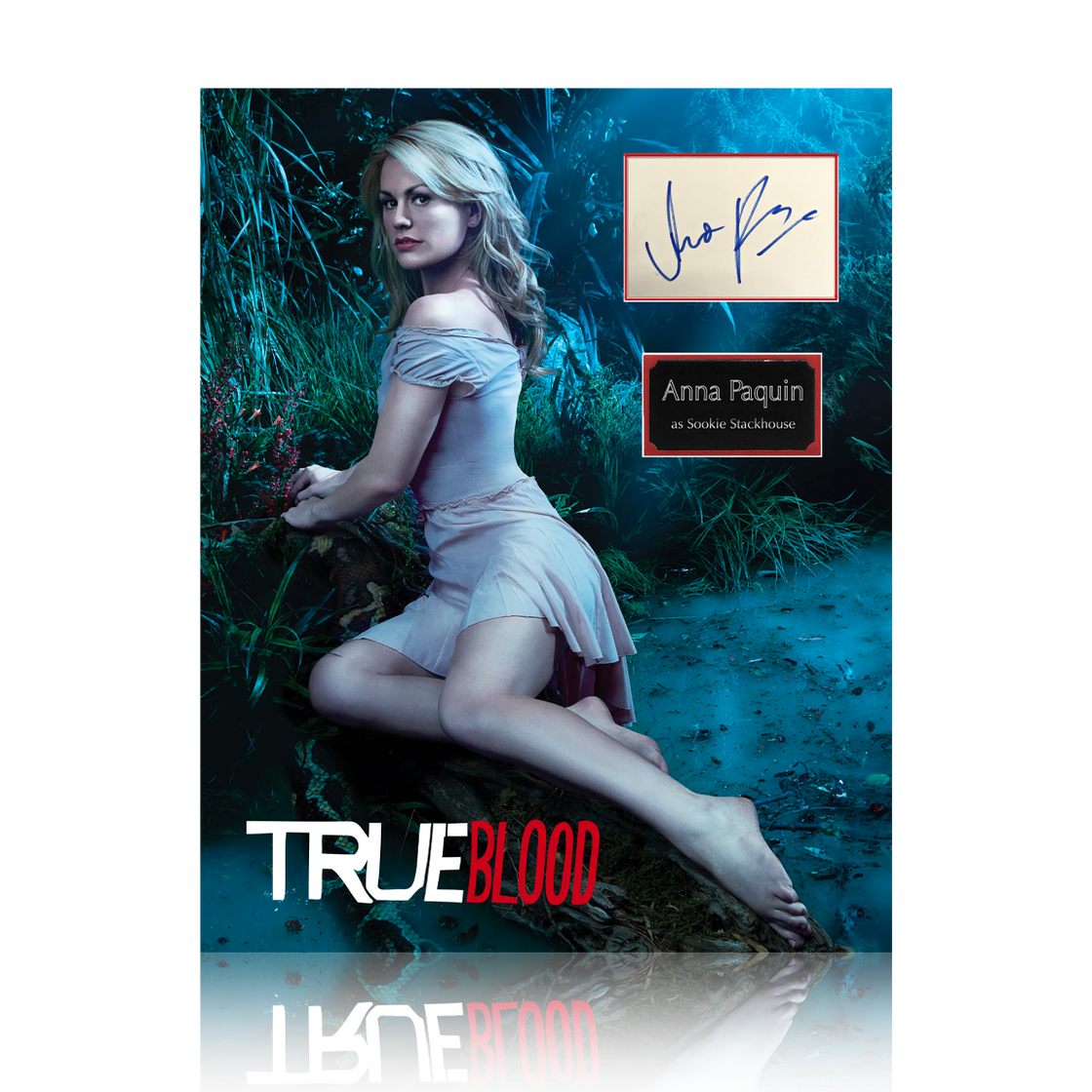 Anna Paquin Signed True Blood Deluxe Mount Display