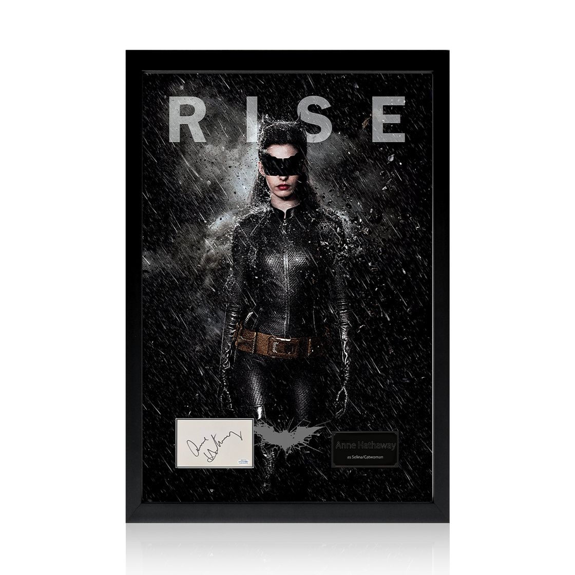 Anne Hathaway Signed The Dark Knight Rises Iconic Frame (ACOA)