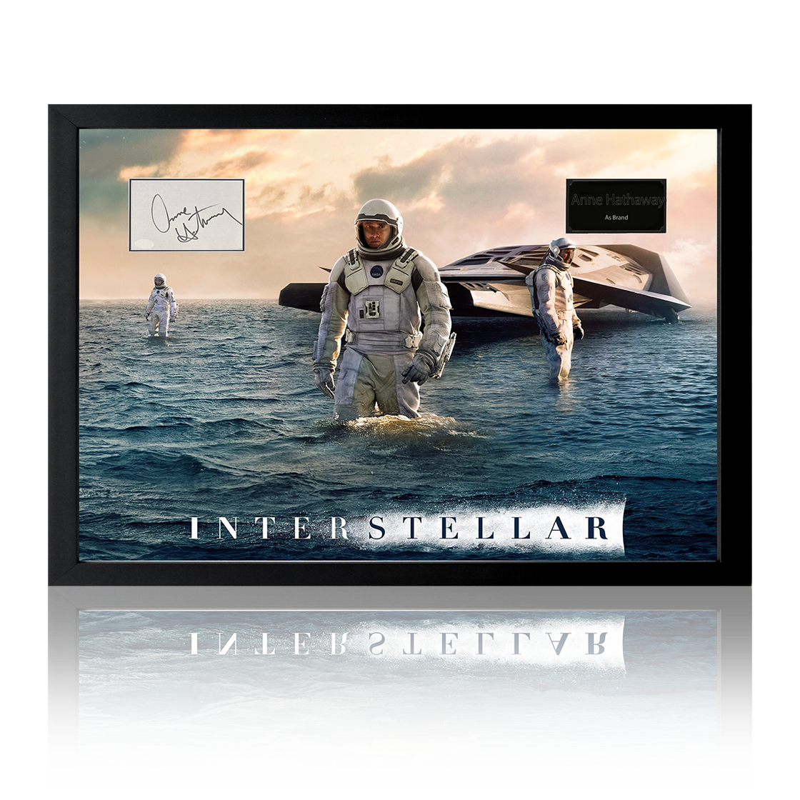 Anne Hathaway Signed Interstellar Iconic Frame (ACOA)