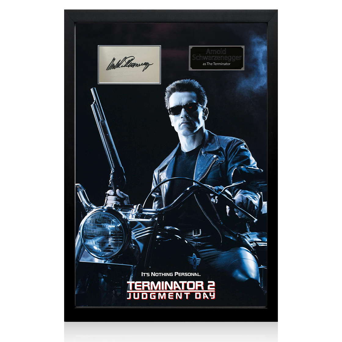 Arnold Schwarzenegger Signed Terminator 2 Iconic Frame