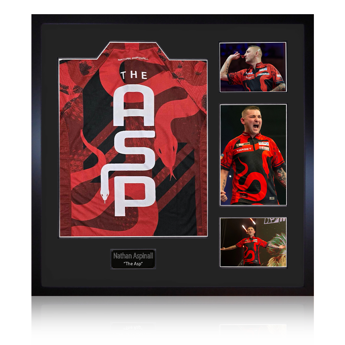 Pre-Order Nathan Aspinall Signed 2025 Shirt Elite Frame