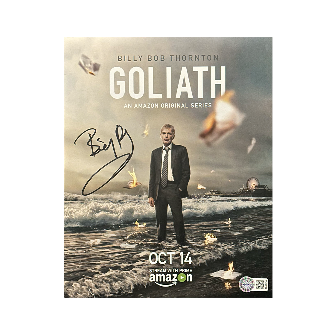 Billy Bob Thornton Signed Goliath 10x8 Image 1 (AFTAL Authenticated)