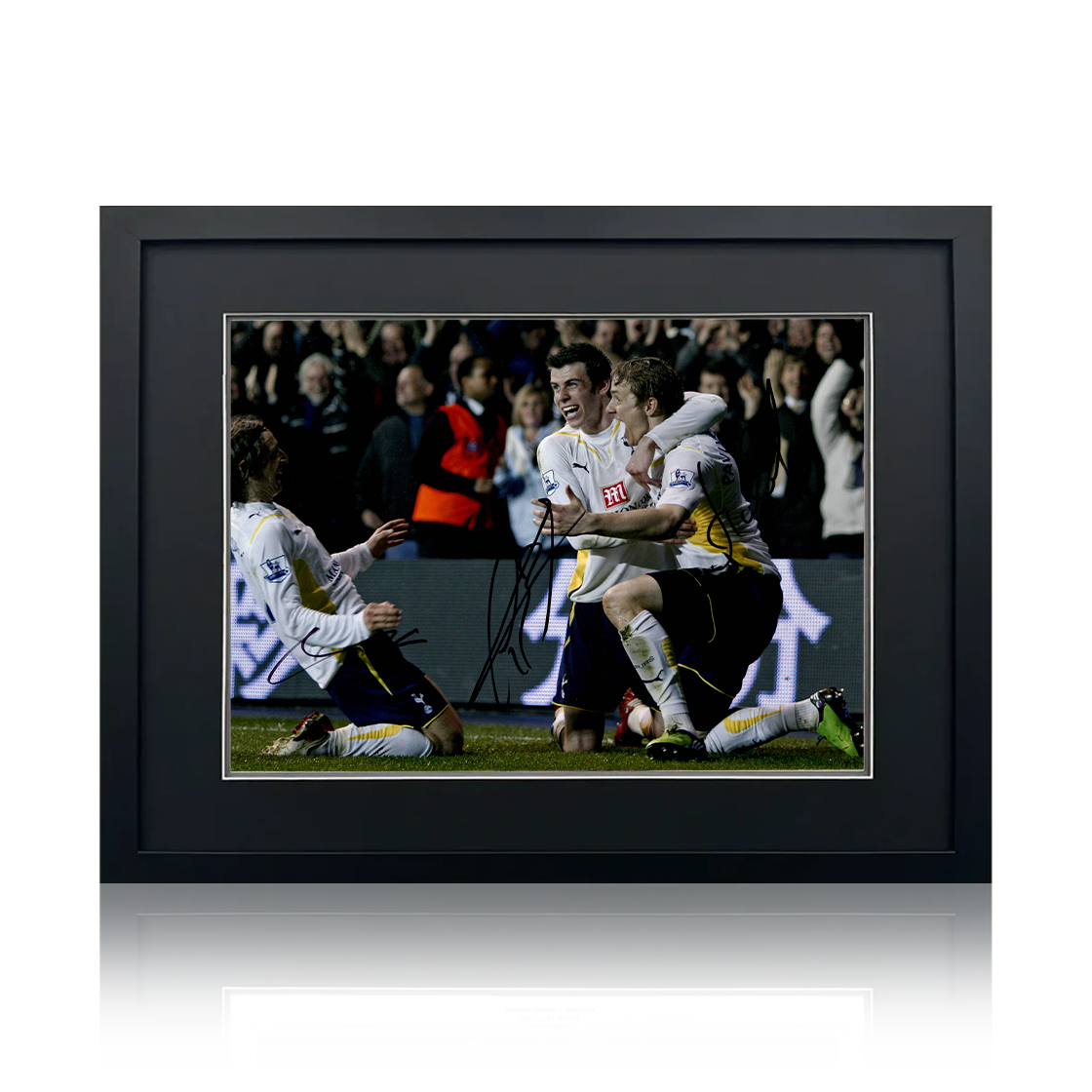 Gareth Bale, Luka Modric & Roman Pavlyuchenko Signed Tottenham Hotspur Image Compact Frame