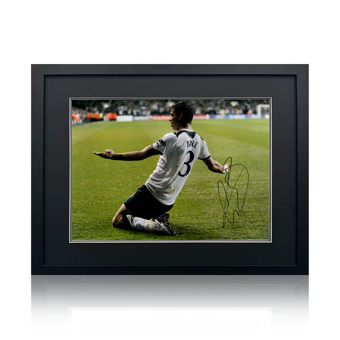 Gareth Bale Signed Tottenham Hotspur Image Compact Frame