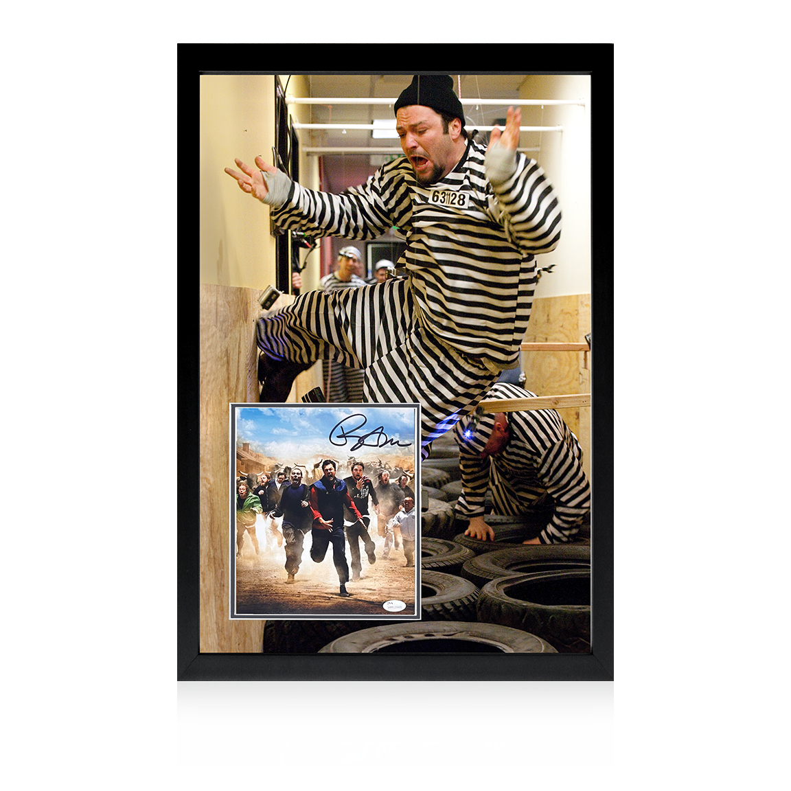 Bam Margera Signed Jackass 2.0 Display (JSA) The Fan Cave Memorabilia