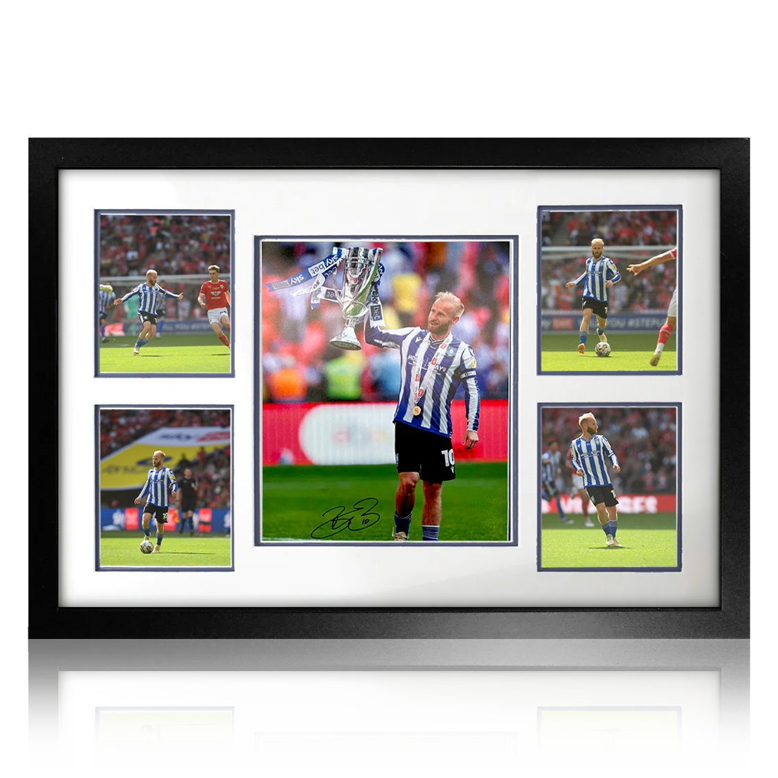 Barry Bannan Signed Sheffield Wednesday Play-Off Win Premium Frame