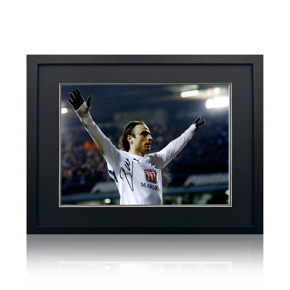 Dimitar Berbatov Signed Tottenham Hotspur Image Compact Frame