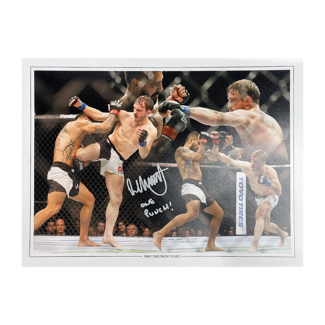 Brad Pickett Signed 16x12 Image