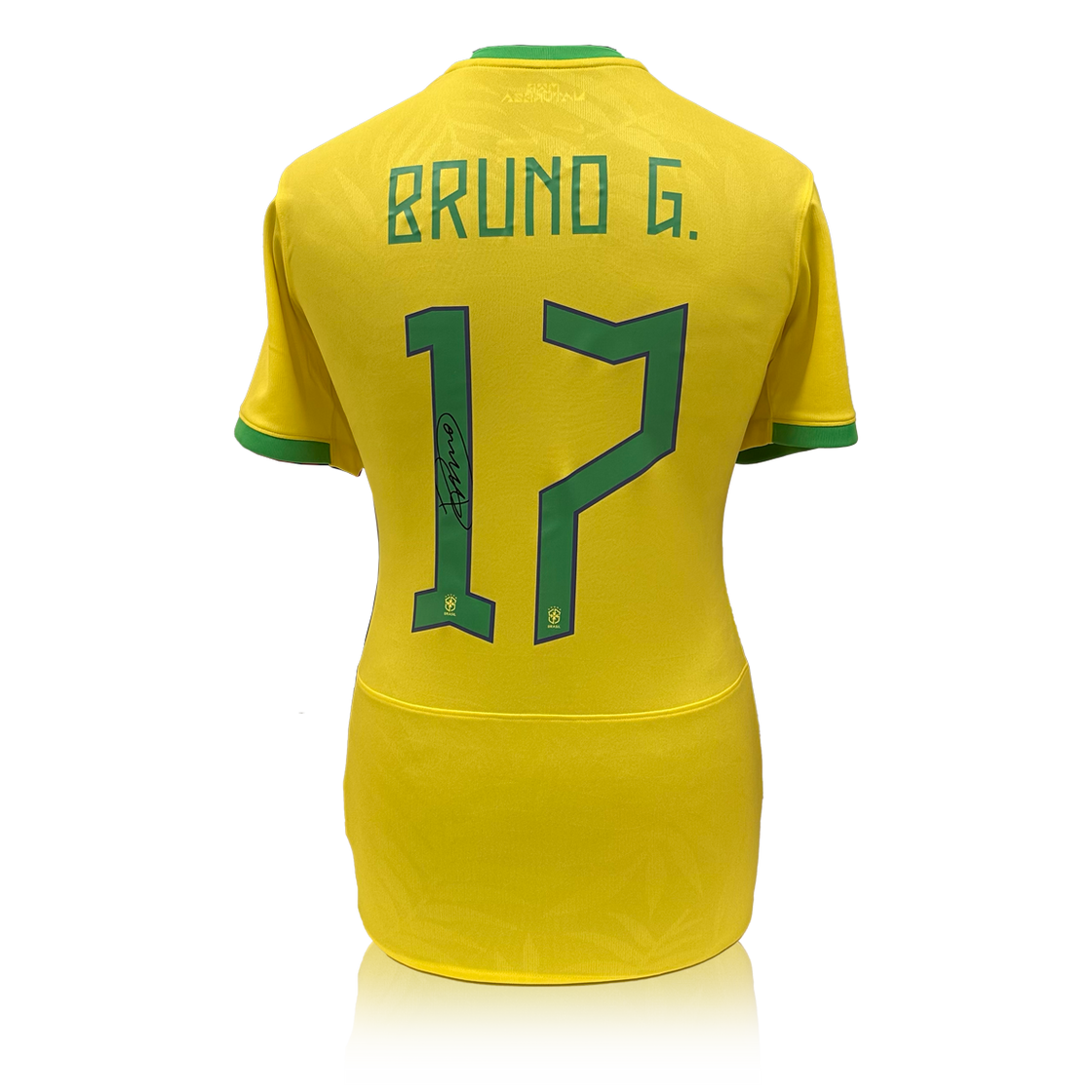 Bruno Guimarães Signed Brazil Shirt