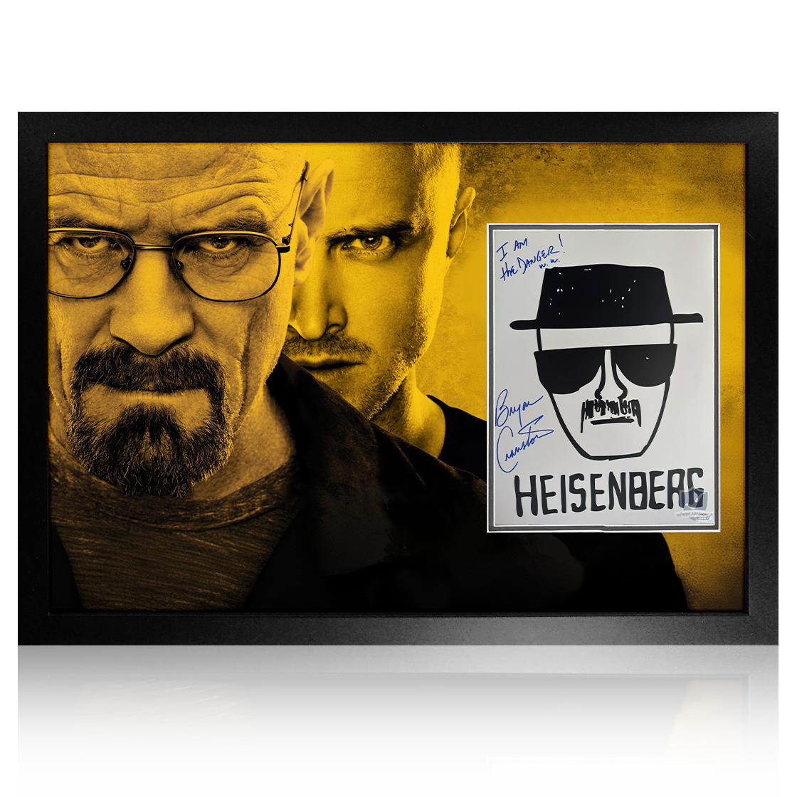 Bryan Cranston Signed Breaking Bad Premium Frame The Fan Cave Memorabilia