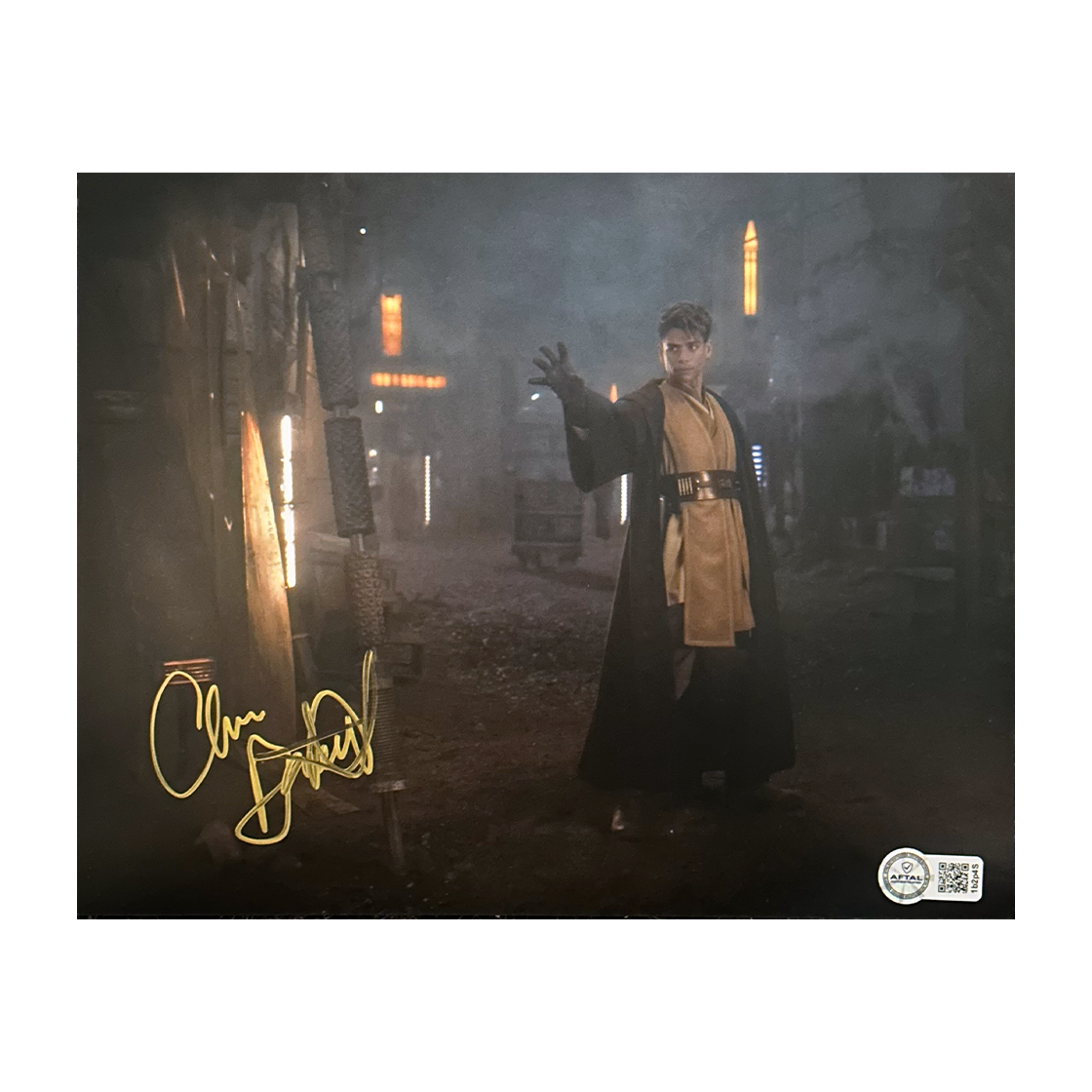 Charlie Barnett Signed The Acolyte 10x8 Image 1 (AFTAL Authenticated)