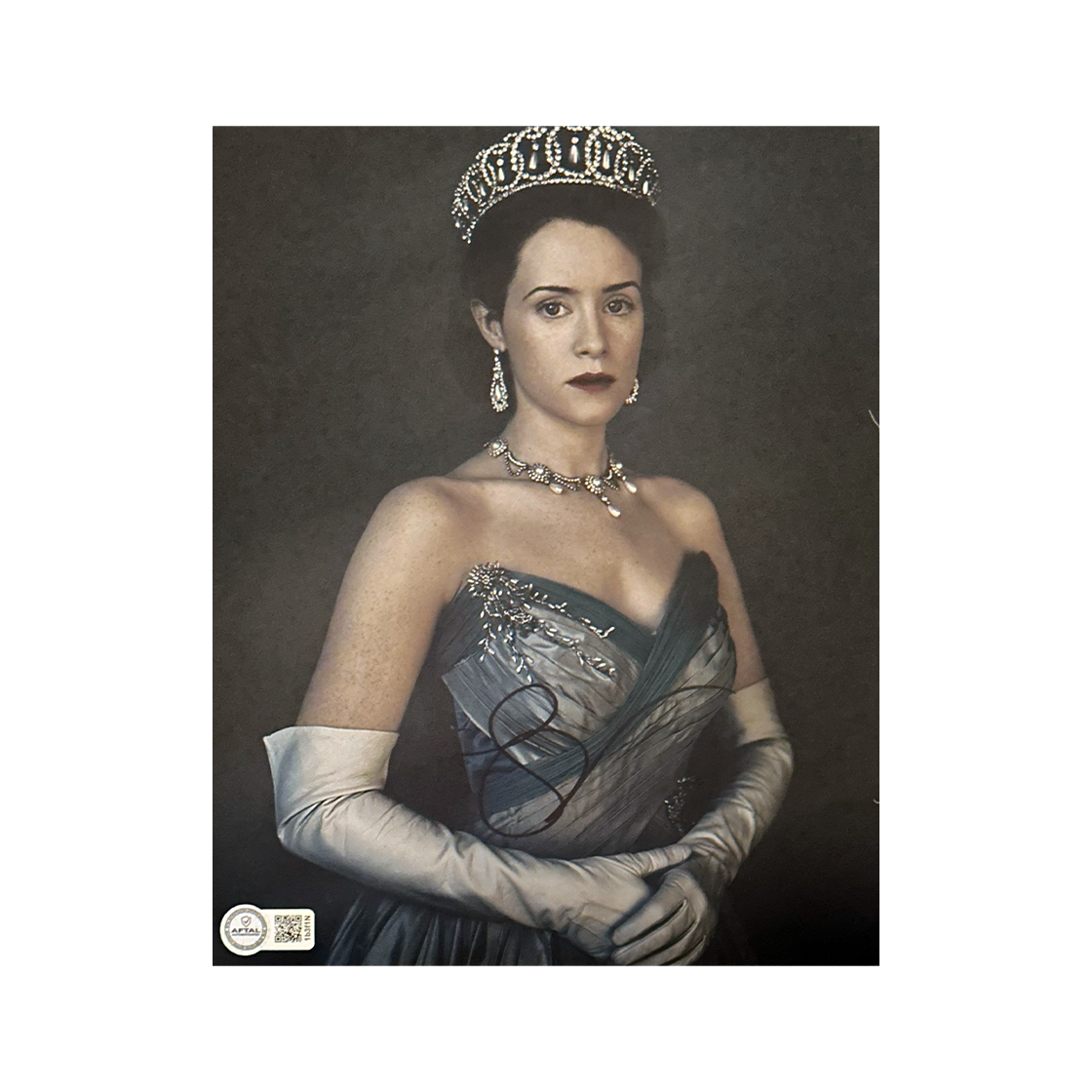 Claire Foy Signed The Crown 10x8 Image 2 (AFTAL Authenticated)