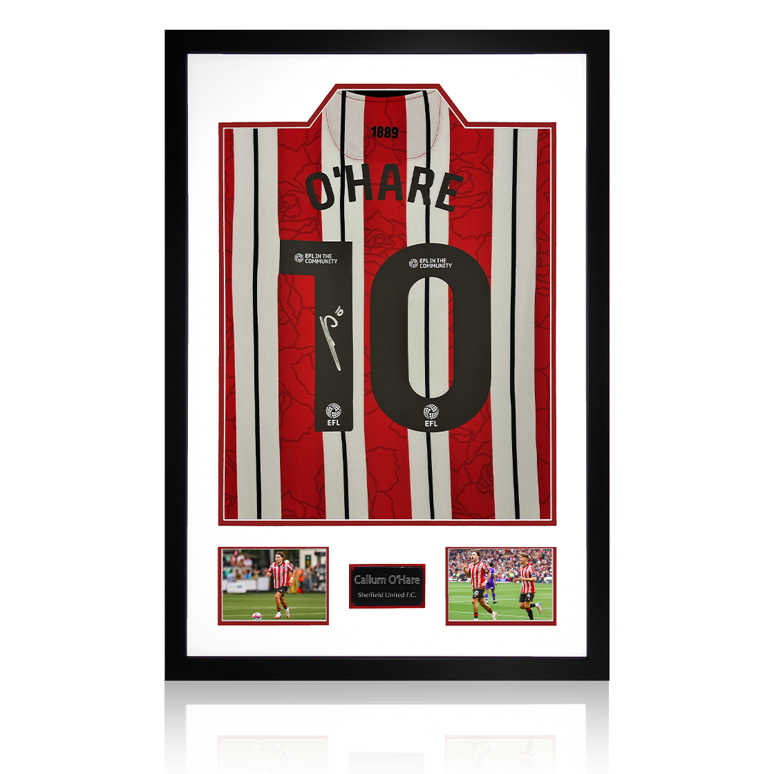 Callum O'Hare Signed Sheffield United 24/25 Shirt Premium Frame