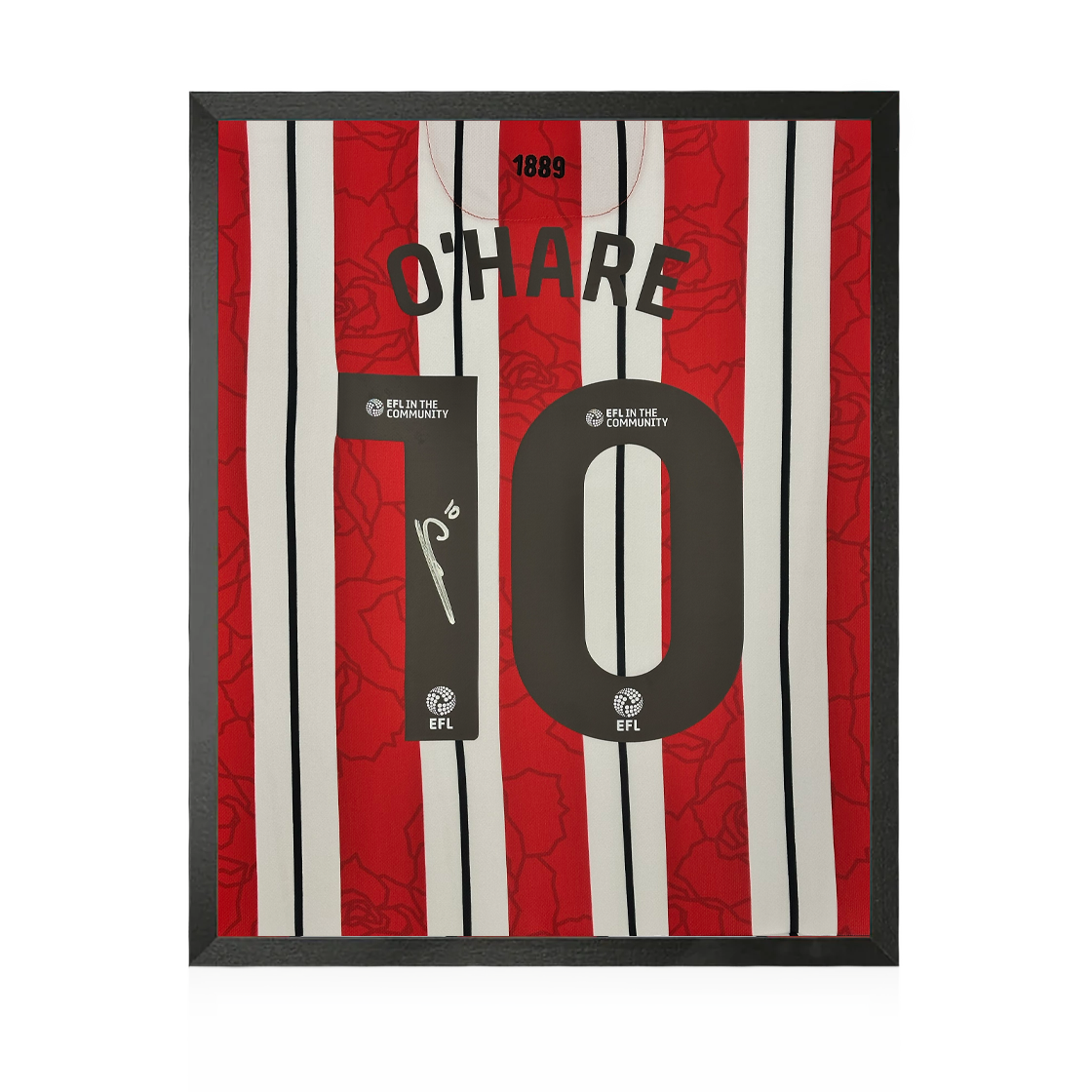 Callum O'Hare Signed Sheffield United 24/25 Shirt Compact Frame