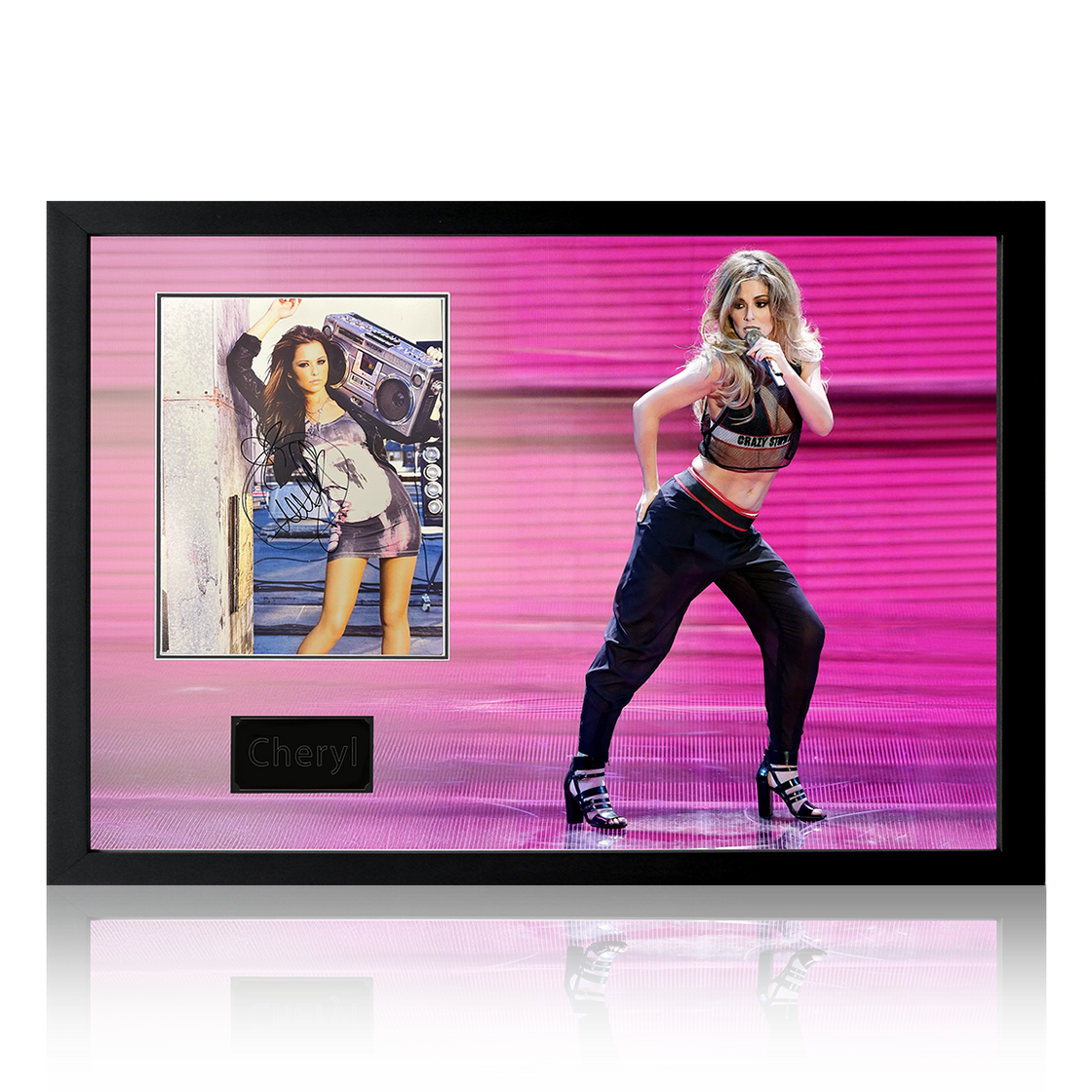 Cheryl Signed Image Iconic Frame