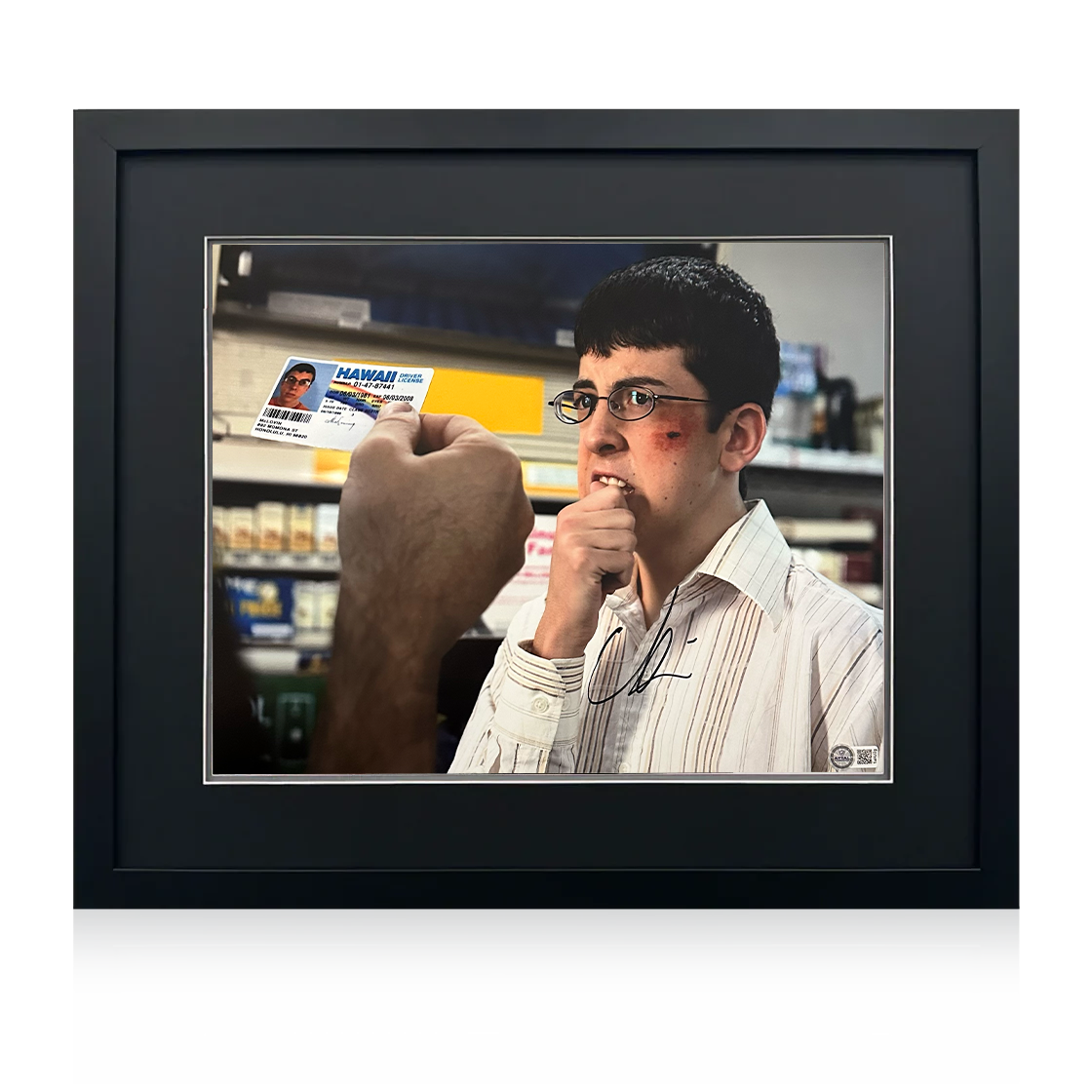 Christopher Mintz-Plasse Signed Superbad Image Compact Frame (AFTAL)