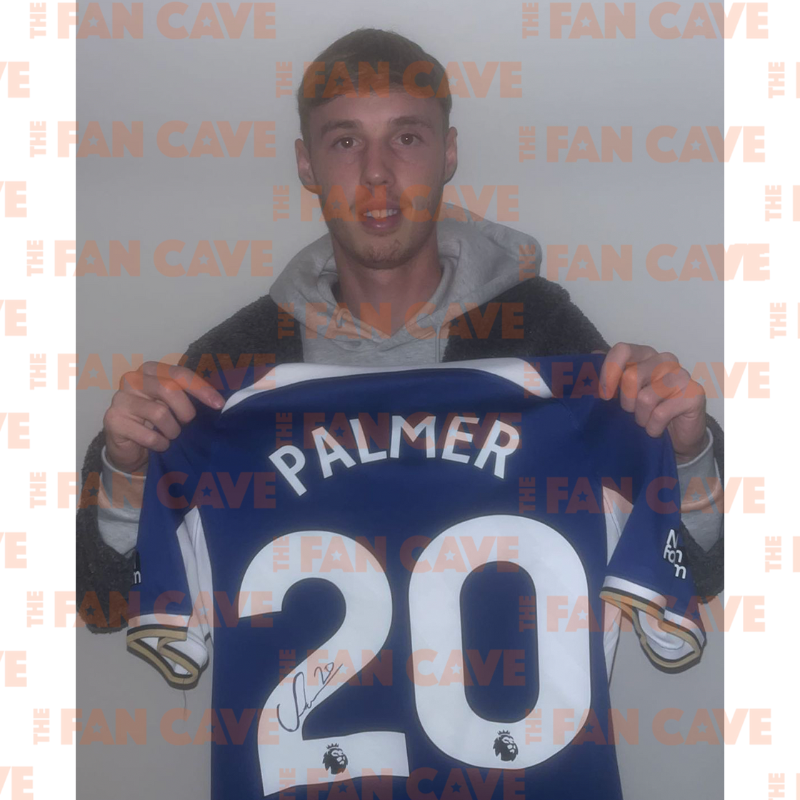 Cole Palmer Signed Chelsea Shirt Premium Frame