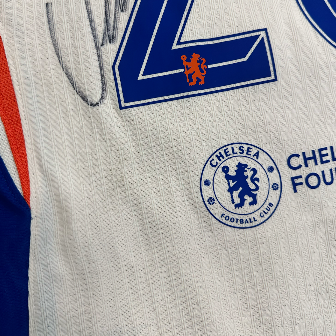 Cole Palmer Match Worn & Signed 24/25 Chelsea Away Shirt