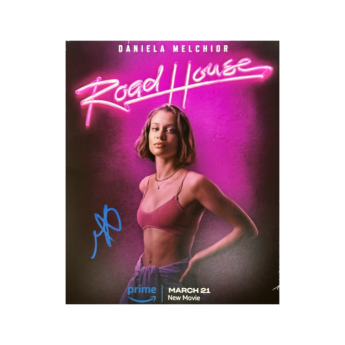 Daniela Melchior Signed Road house 10x8 Image