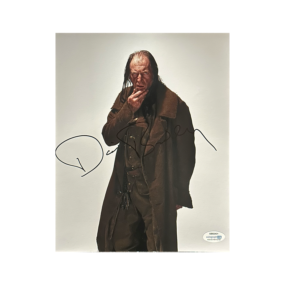 David Bradley Signed Harry Potter 10x8 Image 2  (ACOA)