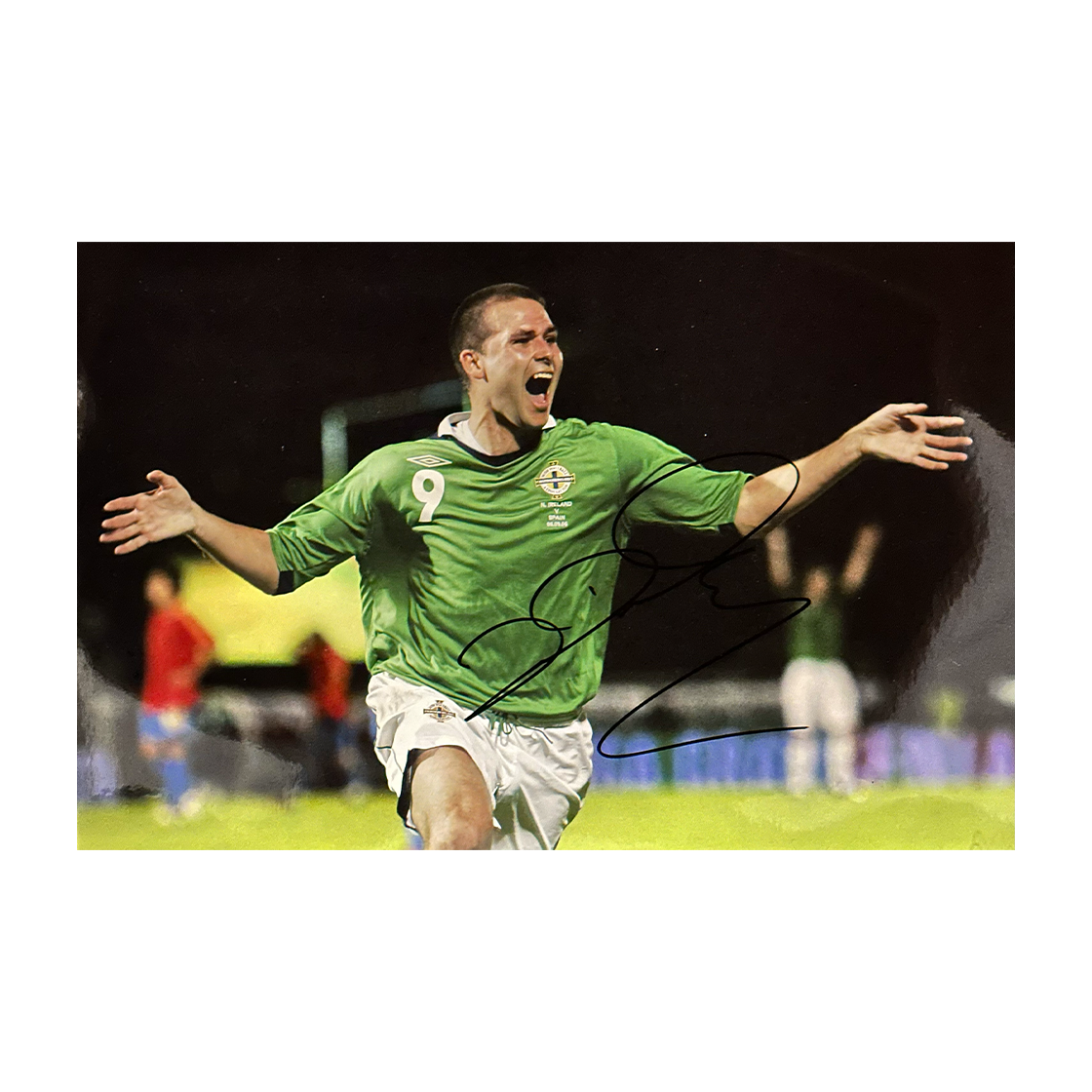 David Healy Northern Ireland Signed 12x8 Photo 5