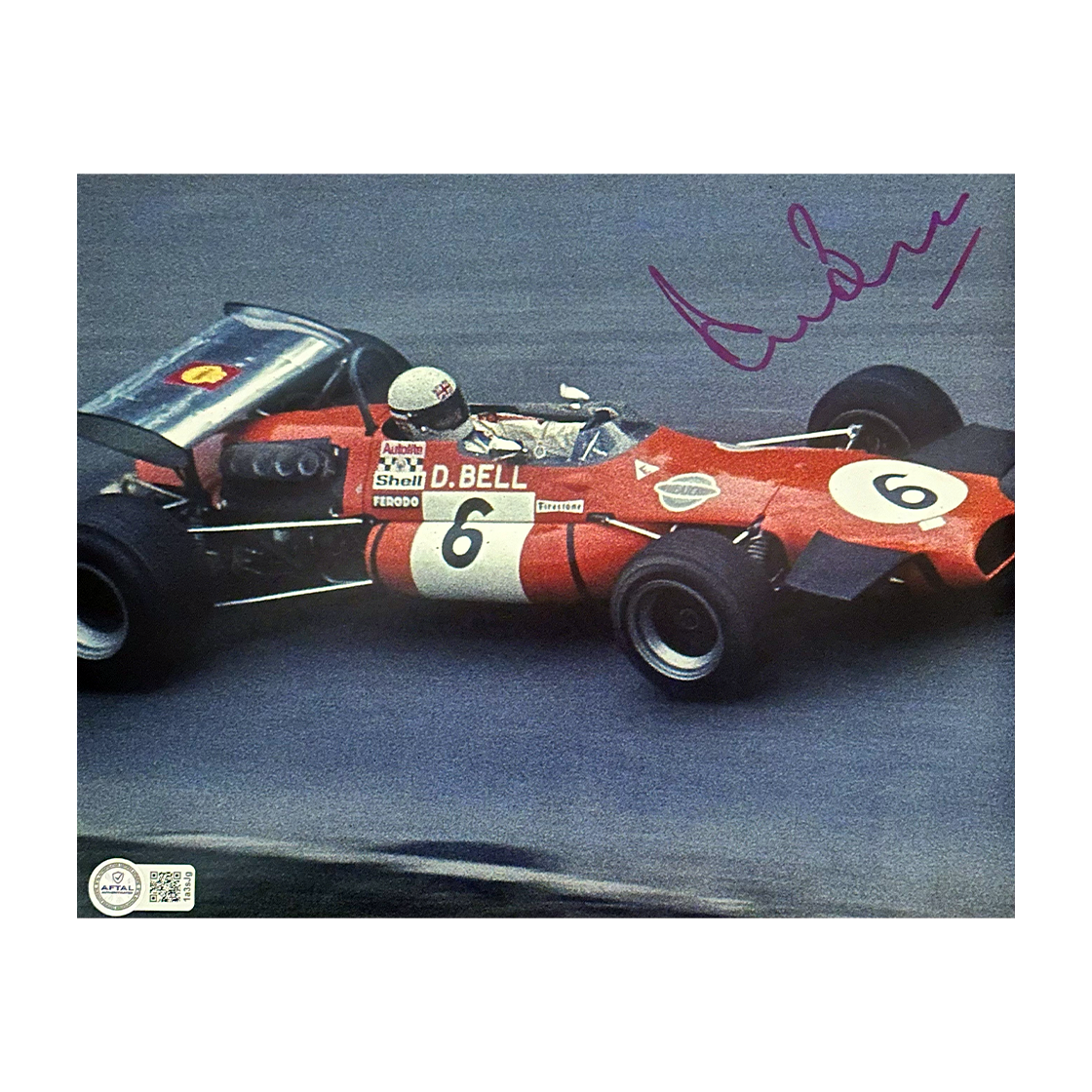 Derek Bell Signed Formula One 10x8 Image 4 (AFTAL Authenticated)