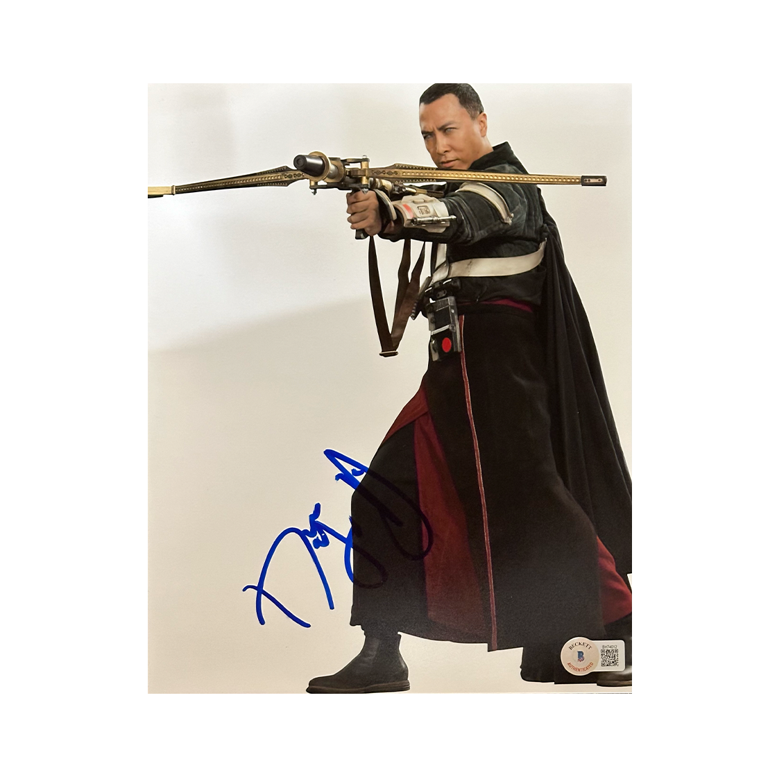 Donnie Yen Signed Star Wars Rogue One 10x8 Photo (Beckett)