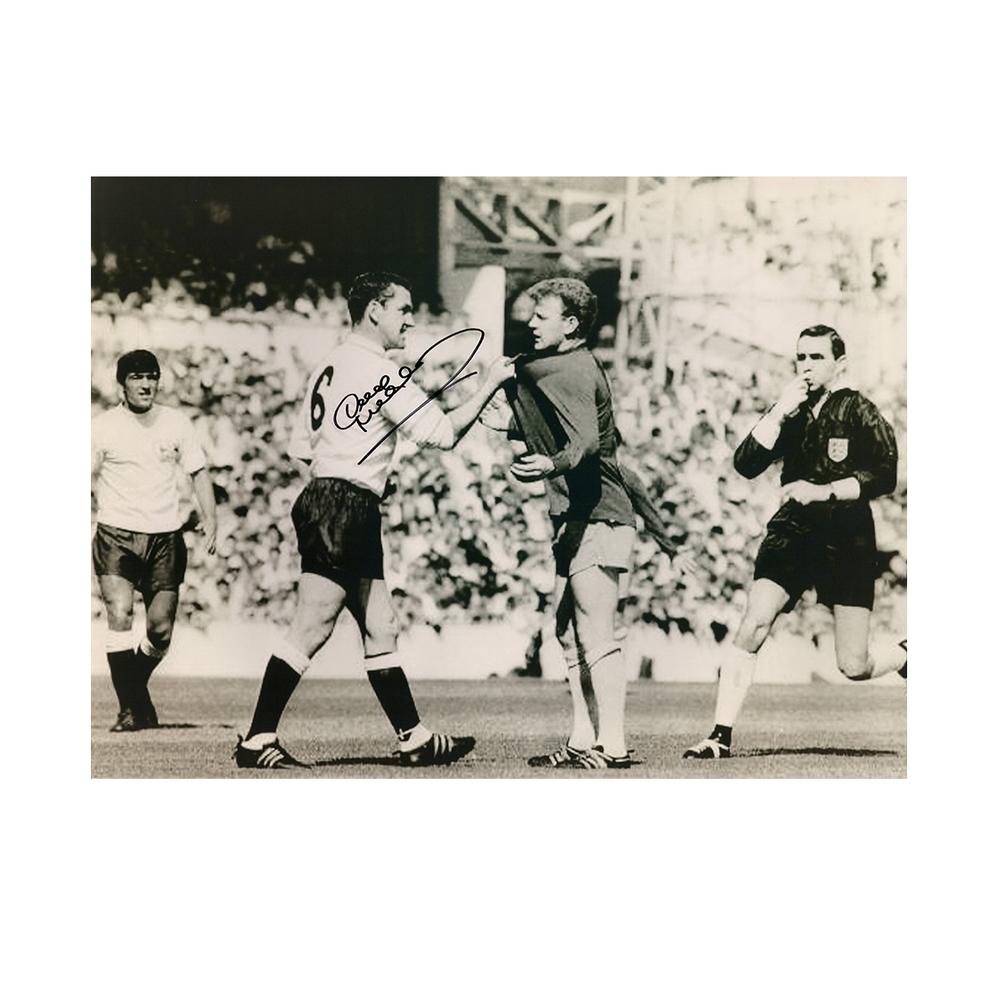 Dave Mackay Signed Tottenham Hotspur 16x12 Photo