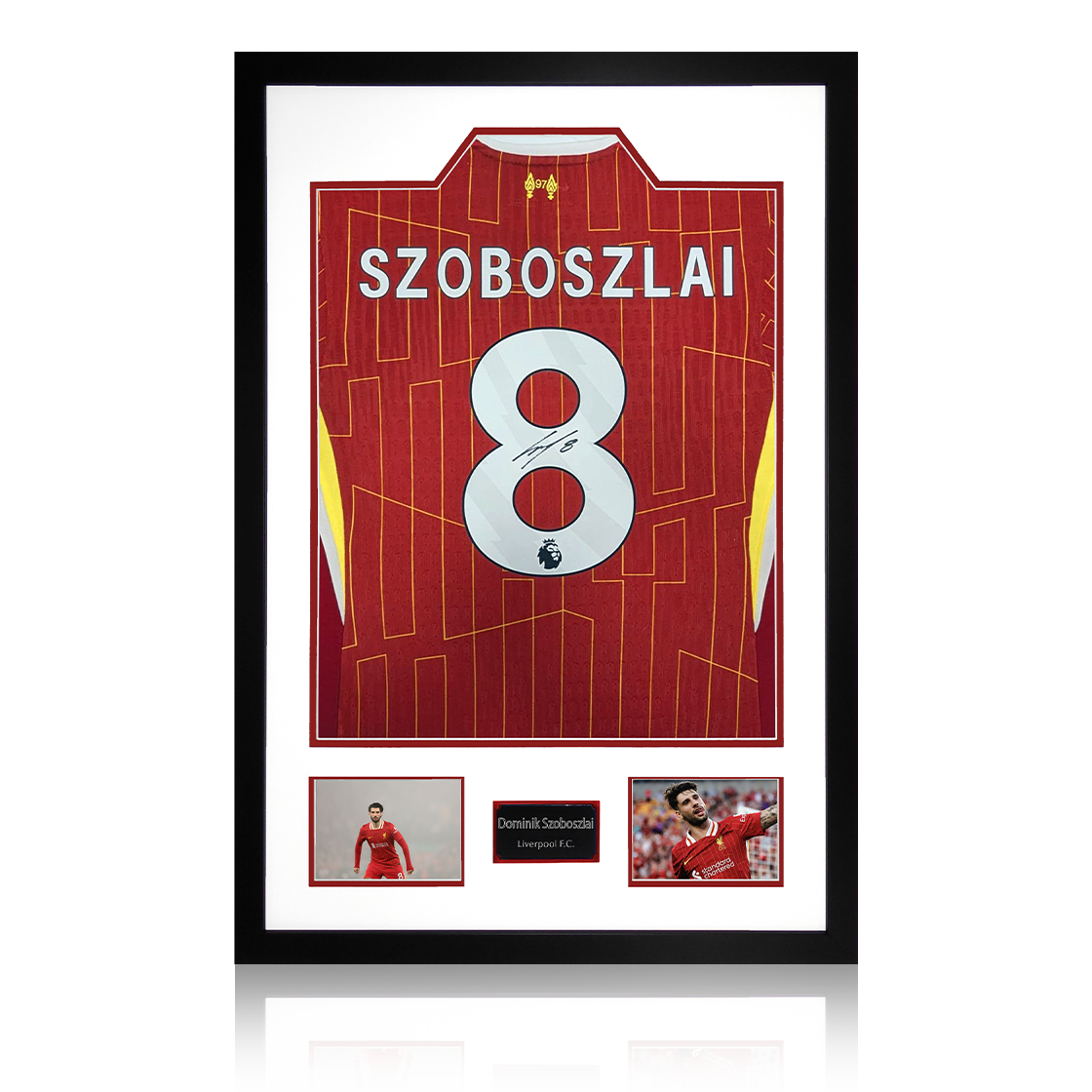 Dominik Szoboszlai Signed Liverpool Shirt Premium Frame (AFTAL Authentication)