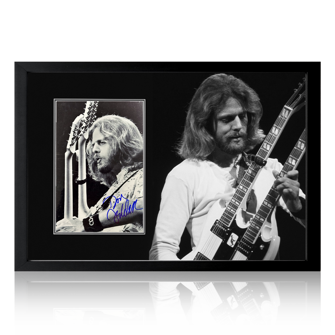 Don Felder Signed Image Iconic Frame