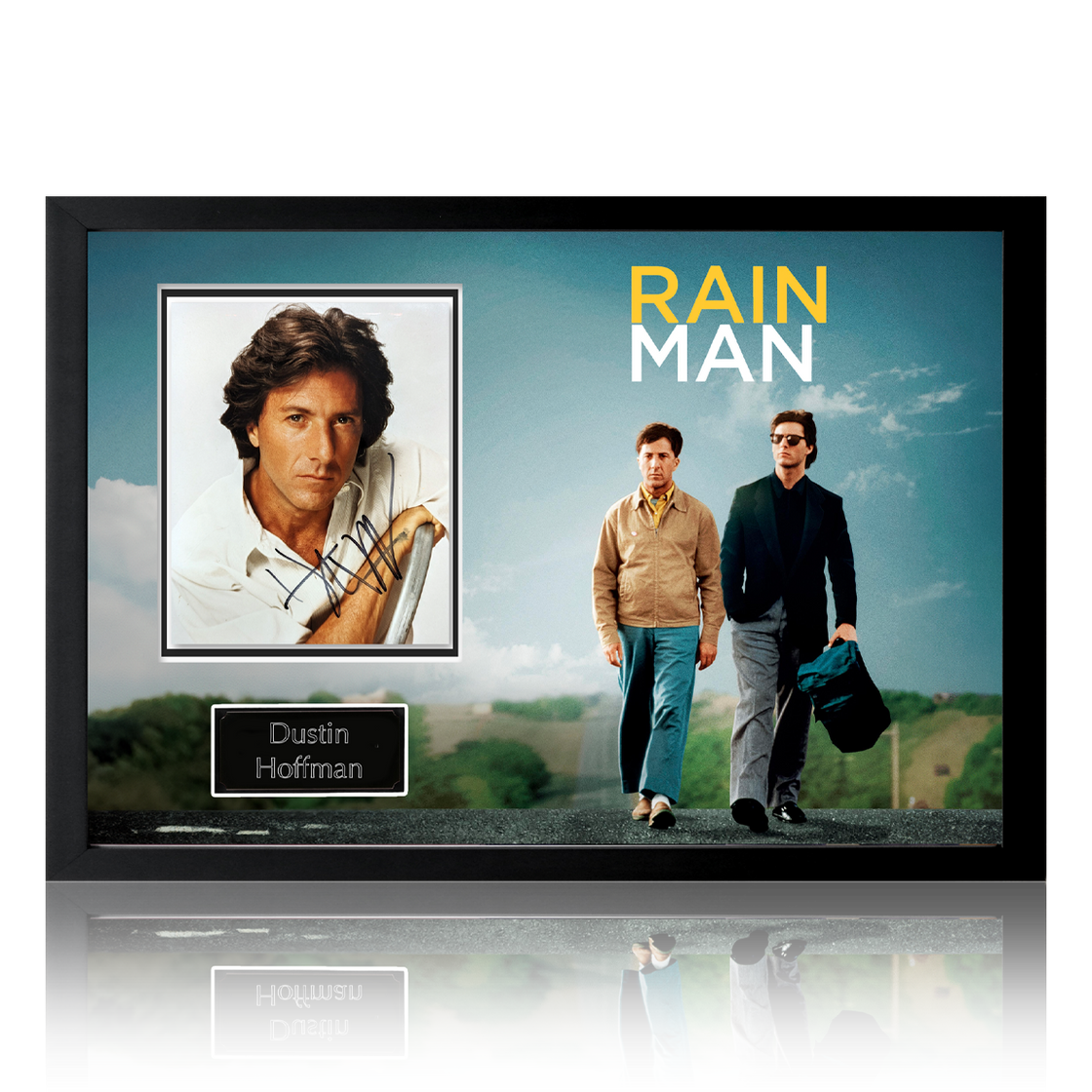 Dustin Hoffman Signed Rain Man Iconic Frame