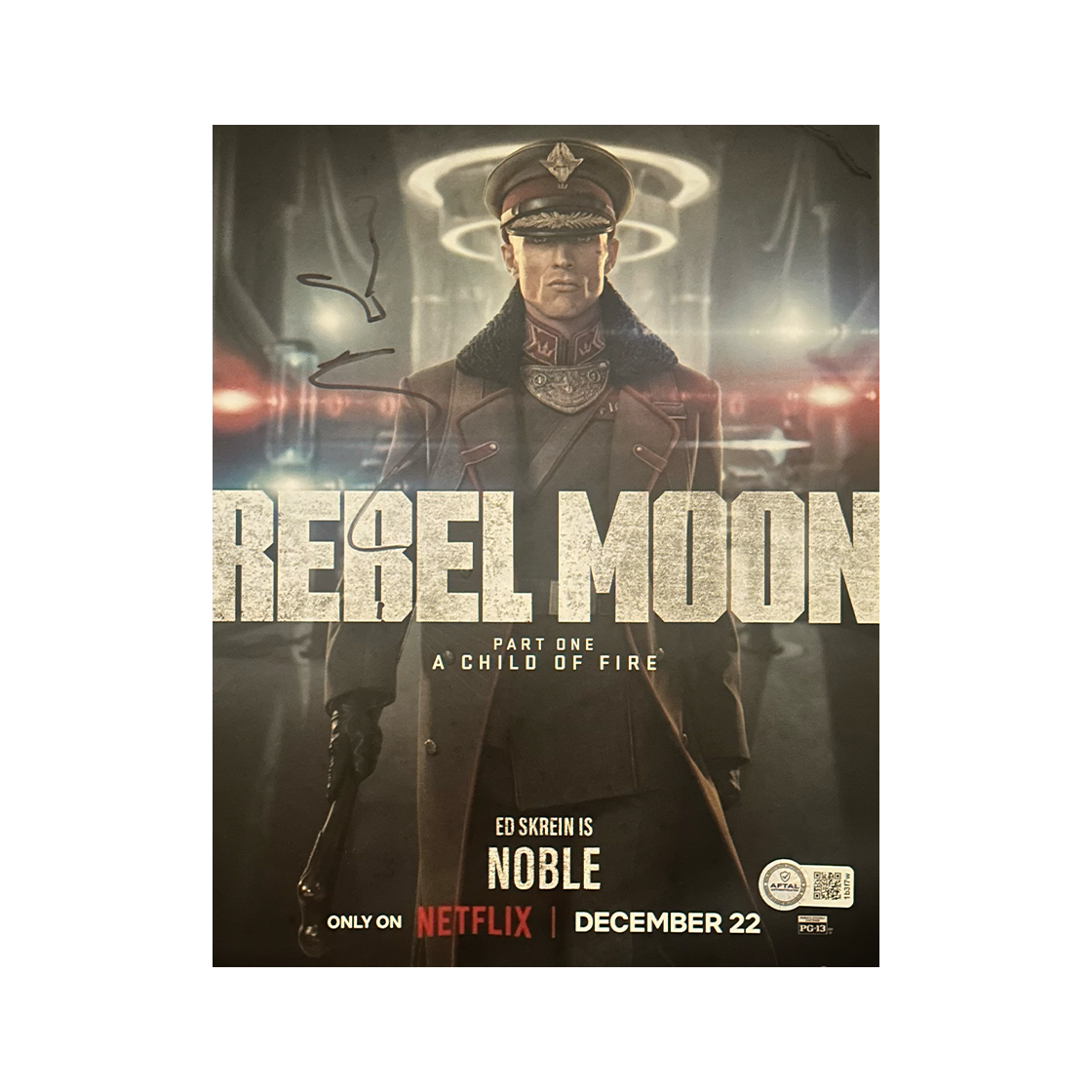 Ed Skrein Signed Rebel Moon 10x8 Image 2 (AFTAL Authenticated)