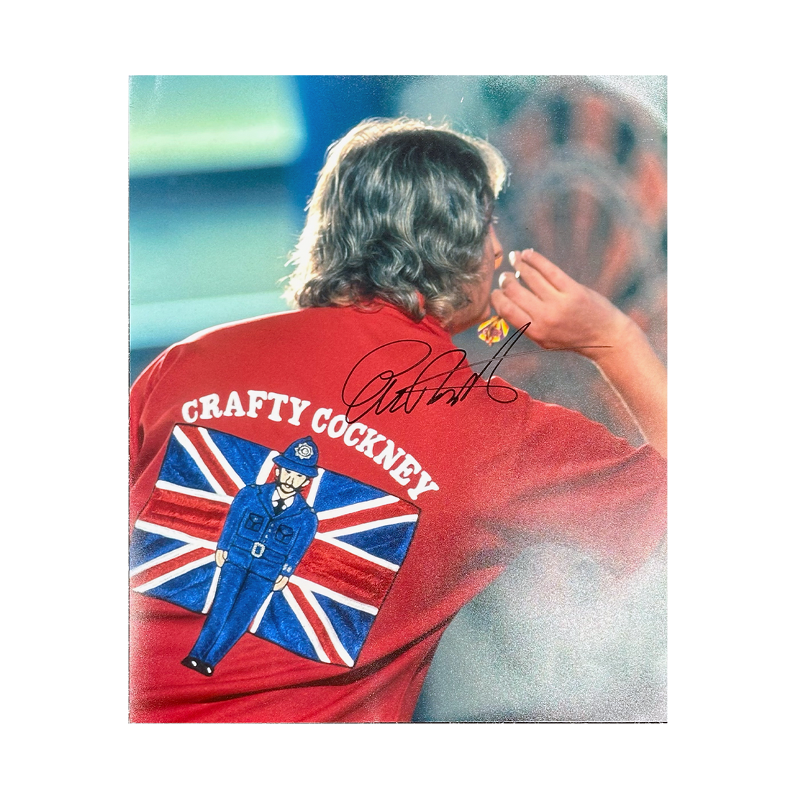 Eric Bristow Signed 12x10 Image