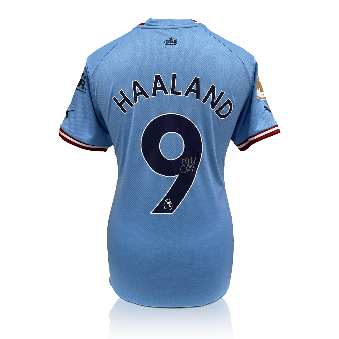 Erling Haaland Signed 22/23 Man City Shirt – The Fan Cave Memorabilia