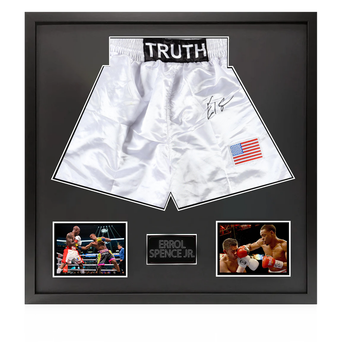 Errol Spence Jr. Signed Shorts Elite Frame (Beckett)