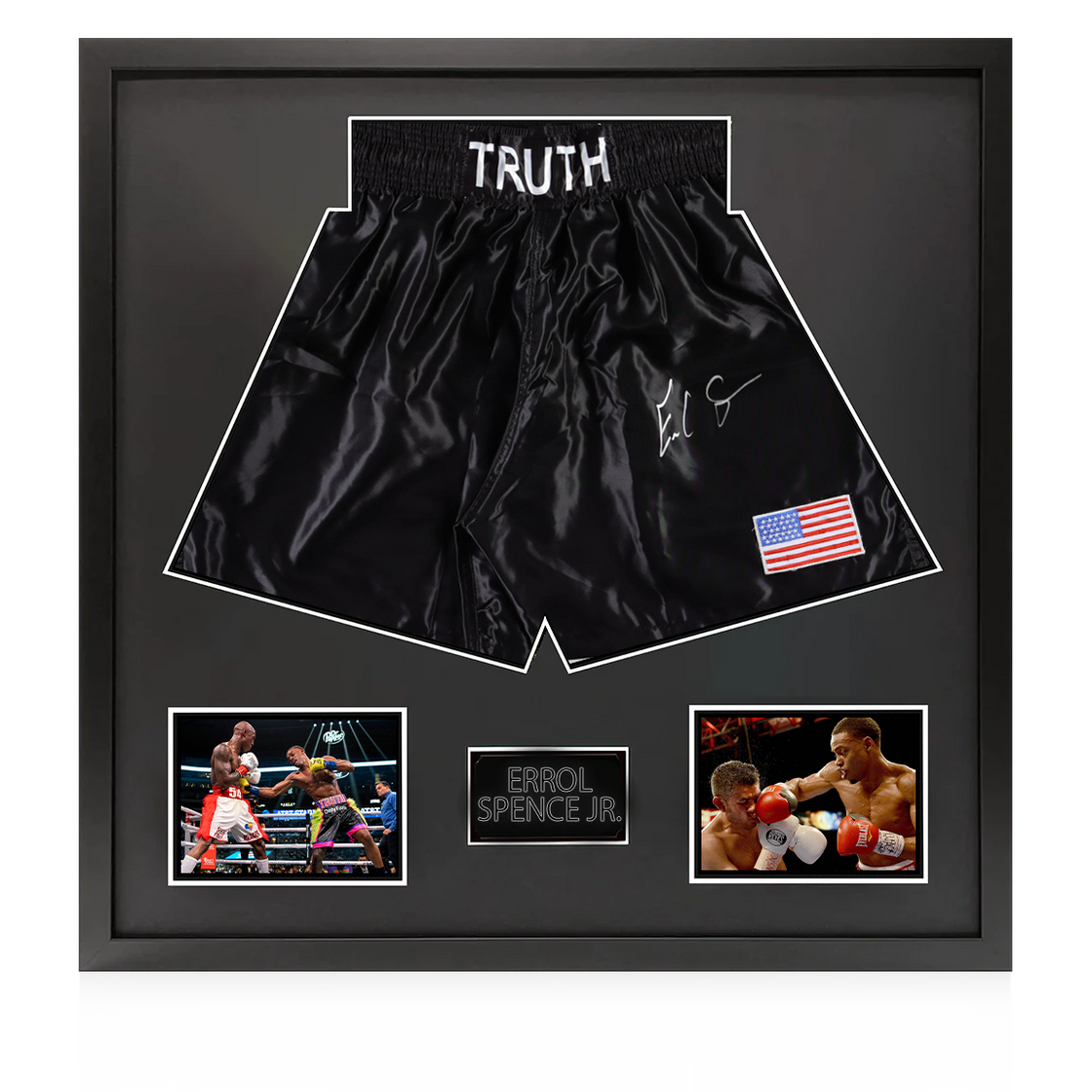 Errol Spence Jr. Signed Shorts Elite Frame (Beckett)