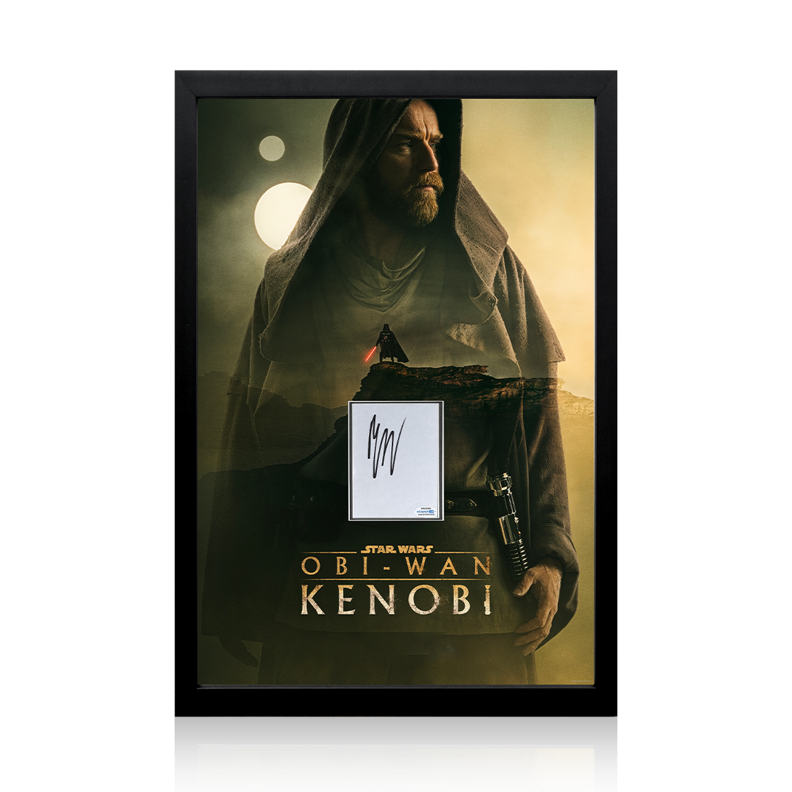 Ewan McGregor Signed Obi-Wan Kenobi Iconic Frame (ACOA)